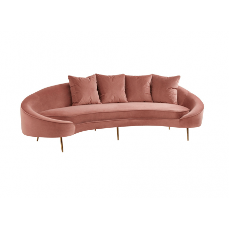 Loren Pink Velvet Sofa Home Smithers of Stamford £2,950.