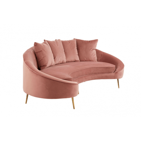 Loren Pink Velvet Sofa Home Smithers of Stamford £2,950.