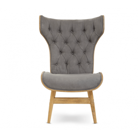 Aurelia Grey Velvet Chair Sofas and Armchairs Smithers of Stamford £599.00 