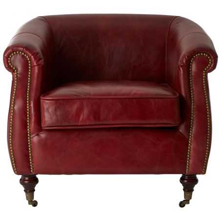 Galante Leather Armchair Vintage Furniture Smithers of Stamford £2,050.00 