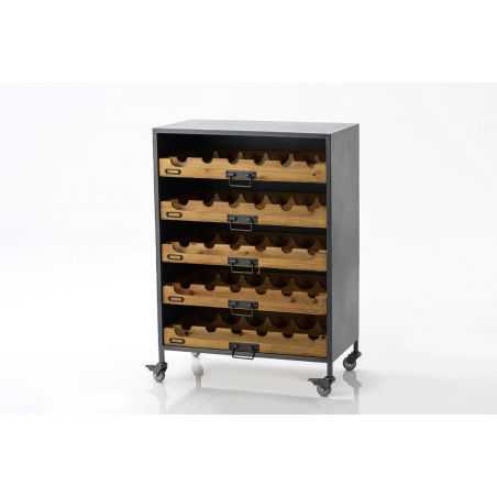 Industrial Wine Rack Cabinet Home Cocktail Bars Smithers of Stamford £650.00 