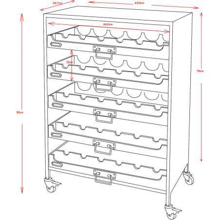 Industrial Wine Rack Cabinet Home Cocktail Bars Smithers of Stamford £650.00 