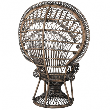 Peacock Wicker Chair Designer Furniture Smithers of Stamford £750.00 