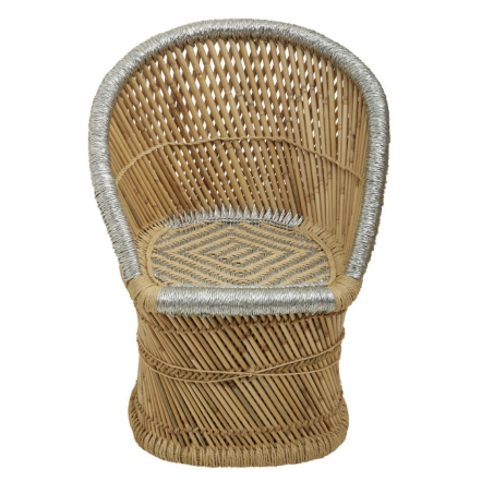 Tiki Rattan Chair & Footstool Sofas and Armchairs Smithers of Stamford £269.00 