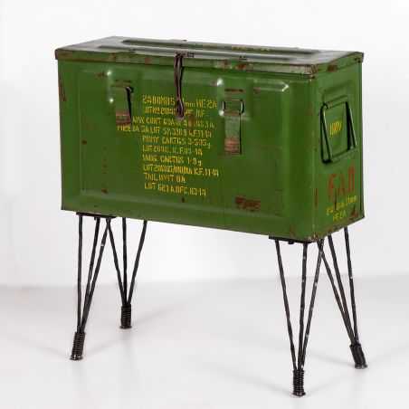 Sergeant Rizzo Storage Army Trunk Console Console Tables Smithers of Stamford £250.00 