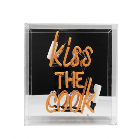 Kiss the Cook Neon Sign Neon Signs  £118.00 Store UK, US, EU, AE,BE,CA,DK,FR,DE,IE,IT,MT,NL,NO,ES,SEKiss the Cook Neon Sign p...