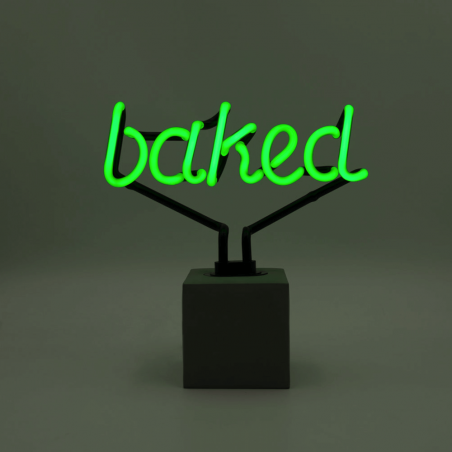 Baked Green Neon Sign Neon Signs  £84.