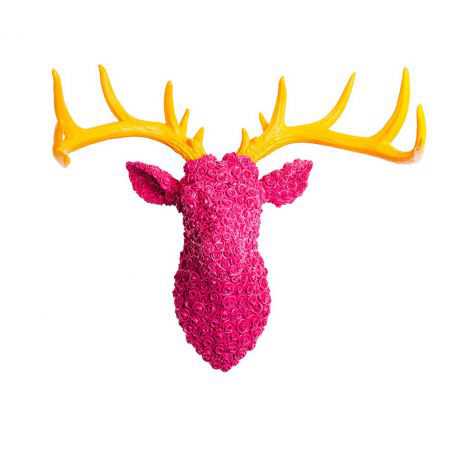 Pink Deer Head Retro Ornaments Smithers of Stamford £210.00 