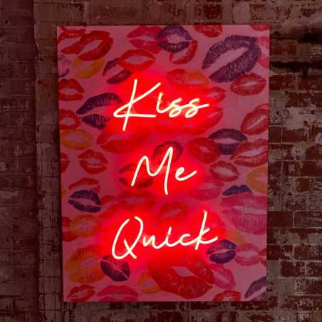 Kiss Me Quick Neon Sign Neon Signs  £330.50 Store UK, US, EU, AE,BE,CA,DK,FR,DE,IE,IT,MT,NL,NO,ES,SEKiss Me Quick Neon Sign p...