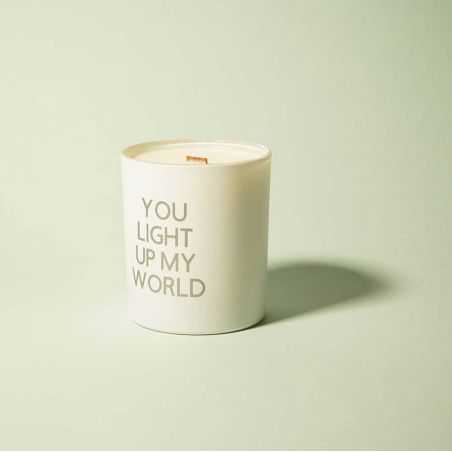 You Light Up My World Candle Retro Gifts  £29.00 