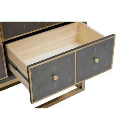 Shagreen 4 Drawer Console Table Console Tables  £1,500.