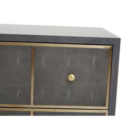 Shagreen 4 Drawer Console Table Console Tables  £1,500.