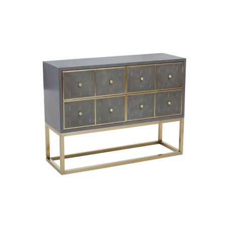 Shagreen 4 Drawer Console Table Console Tables  £1,500.