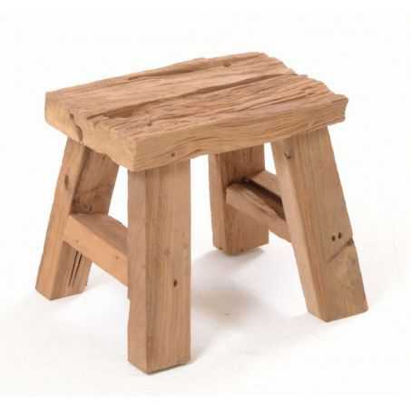 Bali Rustic Stool Designer Furniture Smithers of Stamford £69.