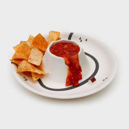 Volcano Chip n Dip Bowl Tableware SUCK UK £19.50 