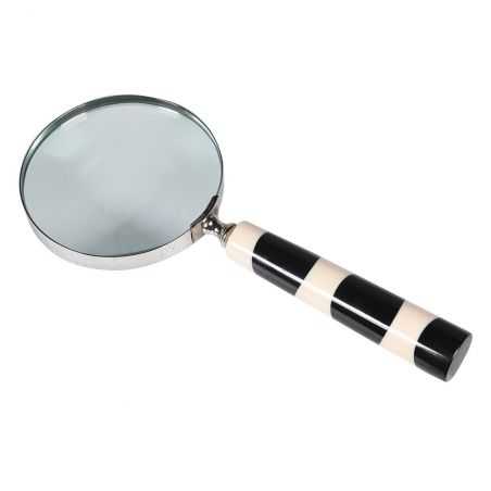 Black and White Magnifying Glass Unique Gifts Smithers of Stamford £30.00 Store UK, US, EU, AE,BE,CA,DK,FR,DE,IE,IT,MT,NL,NO,...