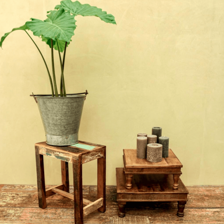 Reclaimed Wood Stool Low Stools  £98.00 _