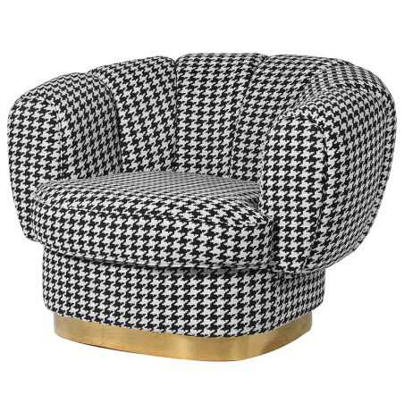 Houndstooth Armchair Designer Furniture Smithers of Stamford £1,596.