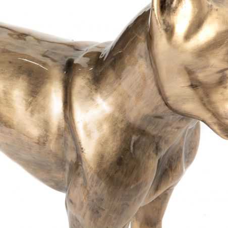 Gold Boxer Dog Ornament Retro Gifts Smithers of Stamford £525.