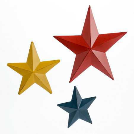 3 Set Amish Stars Wall Art Smithers of Stamford £50.00 