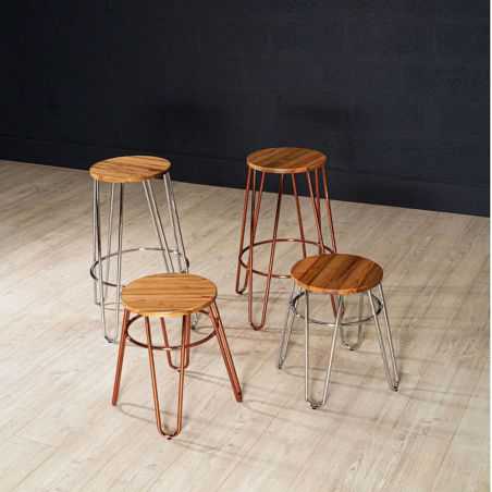 Hairpin Rose Gold Bar Stools Furniture Smithers of Stamford £180.00 