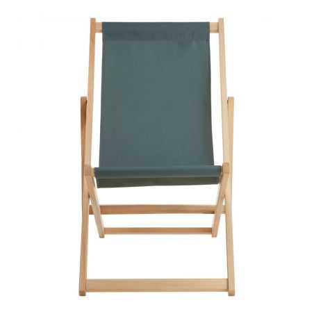 Traditional Green Seaside Deck Chair Garden Furniture  £95.00 