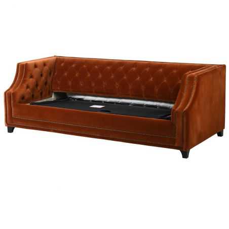 Blazer Burnt Orange Sofa Bed Designer Furniture Smithers of Stamford £3,599.00 