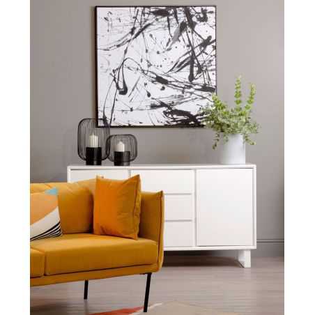 Milky Way High Gloss White Sideboard Designer Furniture Smithers of Stamford £540.00 Store UK, US, EU, AE,BE,CA,DK,FR,DE,IE,I...