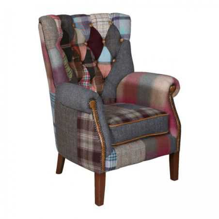 Patchwork Armchair Sofas and Armchairs Smithers of Stamford £990.