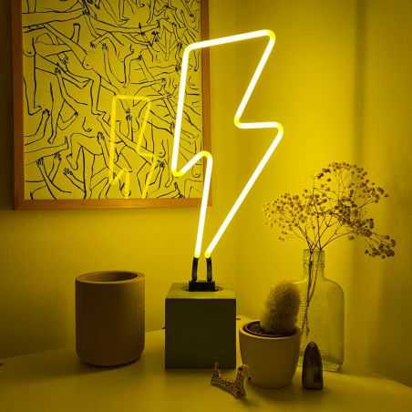 Neon Lightning Bolt Sign Lighting  £72.00 Store UK, US, EU, AE,BE,CA,DK,FR,DE,IE,IT,MT,NL,NO,ES,SENeon Lightning Bolt Sign pr...