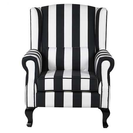 Humbug Black and White Striped Armchair Designer Furniture Smithers of Stamford £944.00 Store UK, US, EU, AE,BE,CA,DK,FR,DE,I...