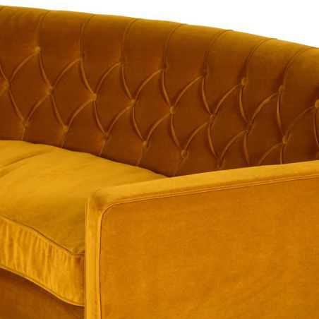 Tobacco Curved Sofa Vintage Furniture Smithers of Stamford £5,000.00 