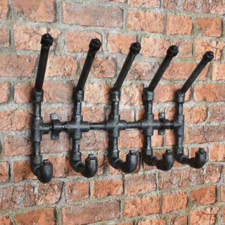 Industrial Coat Rack Vintage Wall Art Smithers of Stamford £76.