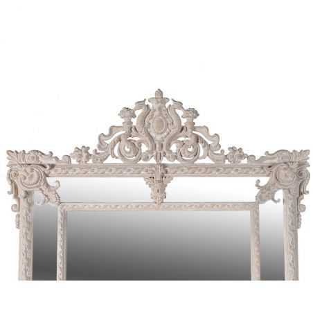 Cream White Classic Ornate Mirror Smithers Archives Smithers of Stamford £880.00 