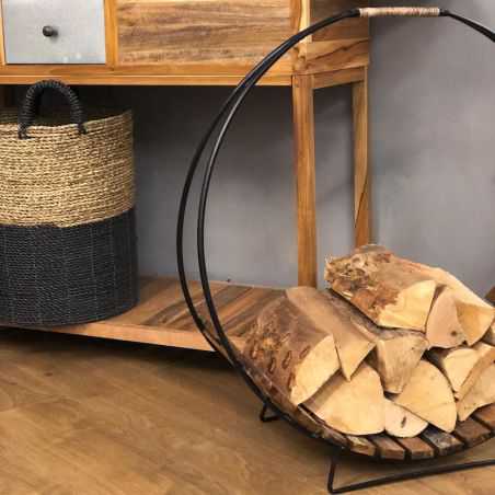 Bibisa Log Holder Fireplace Tidy Recycled Furniture  £345.00 