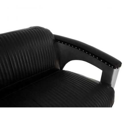 Aviator Black Spitfire 3 Seater Sofa Sofas and Armchairs Smithers of Stamford £3,295.00 