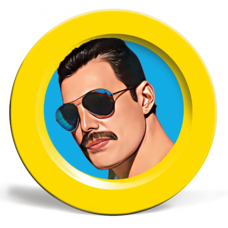 Freddie Mercury Art Plate Tableware  £29.00 