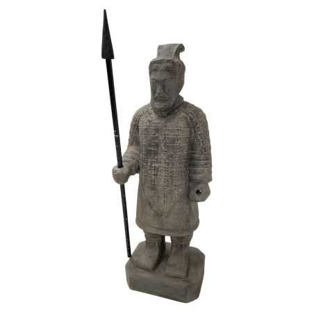 Terracotta Warrior Statue Garden Furniture Smithers of Stamford £321.00 