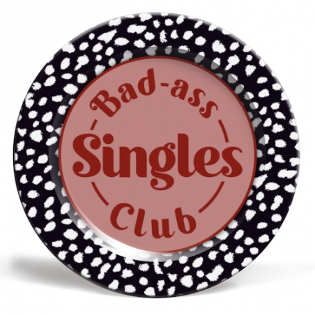 Bad Ass Singles Club Art Plate Tableware  £29.00 