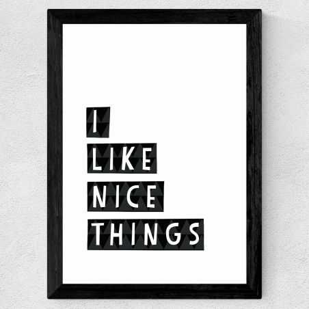 I Like Nice Things Framed Poster Wall Art  £41.50 