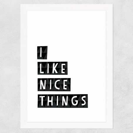 I Like Nice Things Framed Poster Wall Art  £41.50 