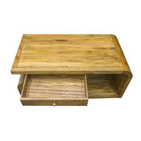 Stockholm Natural Curved Coffee Table & TV Unit Designer Furniture Smithers of Stamford £645.00 