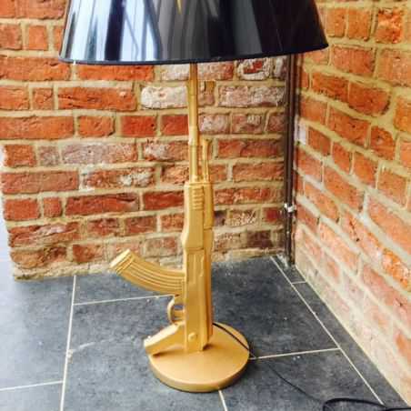 Gold gun Floor Lamp Smithers Archives Smithers of Stamford £243.