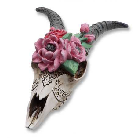 Goat Skull Head With Flowers Home Smithers of Stamford £35.00 