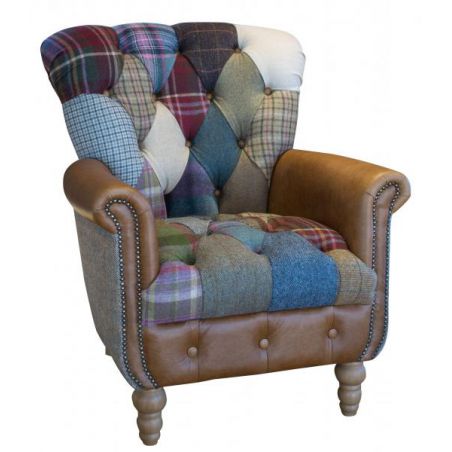 Harlequin Patchwork Armchair Sofas and Armchairs Smithers of Stamford £1,269.00 