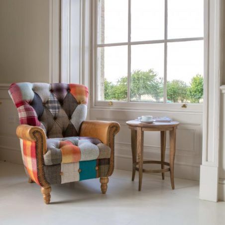 Gotham Harlequin Patchwork Armchair Sofas and Armchairs Smithers of Stamford £1,150.00 