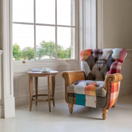 Gotham Harlequin Patchwork Armchair Sofas and Armchairs Smithers of Stamford £1,150.00 