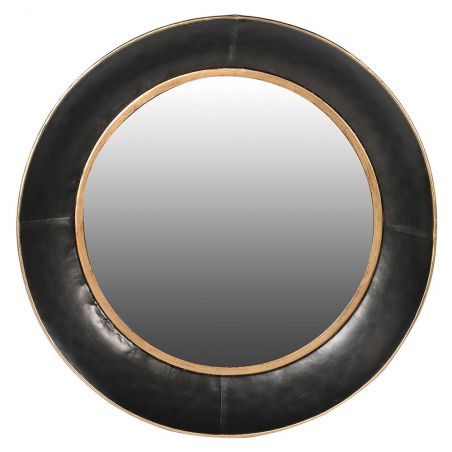 Porthole Mirror Black Decorative Mirrors Smithers of Stamford £67.00 