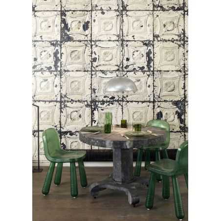 Sample Brooklyn Metal Tin Tiles Wallpaper By Merci NLXL Home NLXL £2.00 