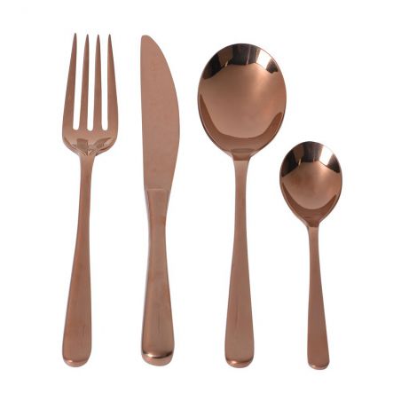 Copper Cutlery Set Tableware Smithers of Stamford £75.00 